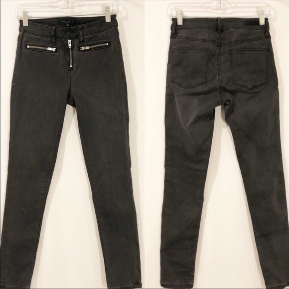 Sanctuary Denim - Anthropologie Sanctuary Black Robbie Skinny Jeans Size 26